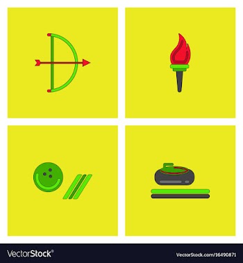 Set of olympic sport games vector image