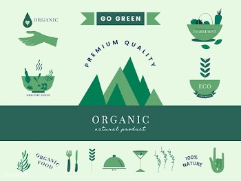 Set of organic and go green icons | Free stock vector - 473065