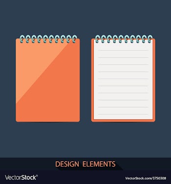 Set of pads in a flat style vector image