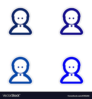Set of paper stickers on white background Catholic vector image