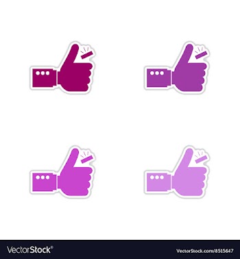 Set of paper stickers on white background coins in vector image