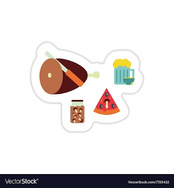 Set of paper stickers on white background fast vector image