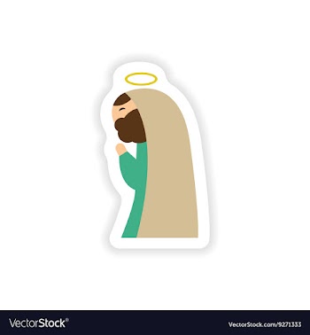 Set of paper stickers on white background father vector image