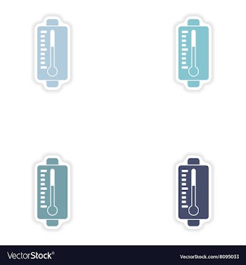 Set of paper stickers on white background mobile vector image