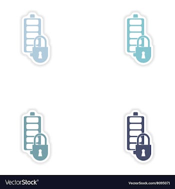 Set of paper stickers on white background mobile vector image
