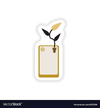 Set of paper stickers on white background mobile vector image