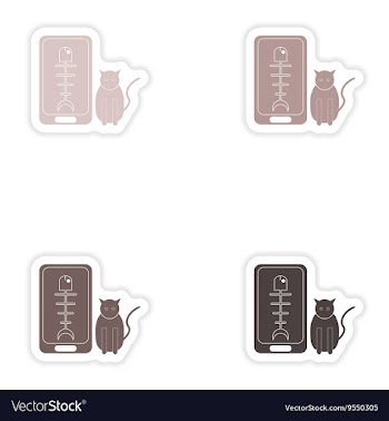Set of paper stickers on white background mobile vector image