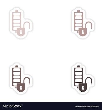 Set of paper stickers on white background mobile vector image