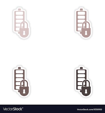 Set of paper stickers on white background mobile vector image