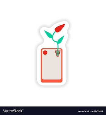Set of paper stickers on white background mobile vector image