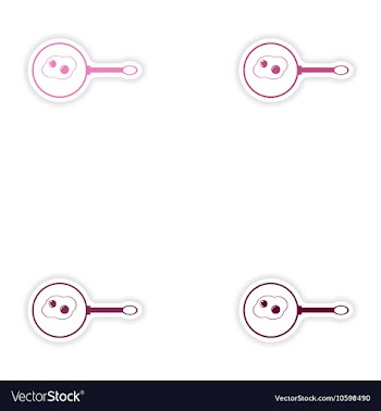 Set of paper stickers on white background pan vector image