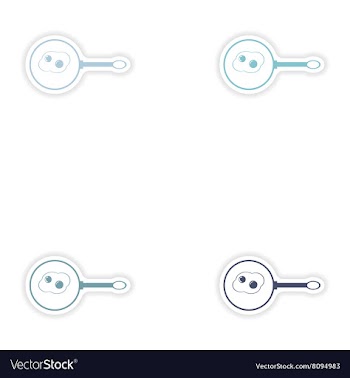 Set of paper stickers on white background pan vector image