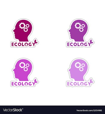 Set of paper stickers on white background symbol vector image