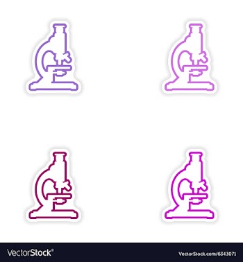 Set of paper stickers on white background vector image