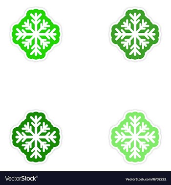 Set of paper stickers on white background vector image