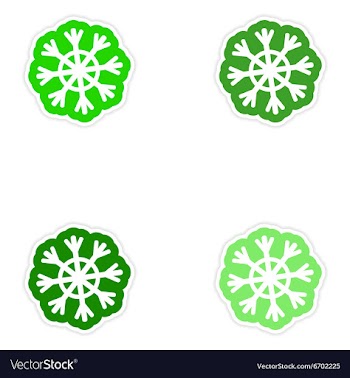 Set of paper stickers on white background vector image