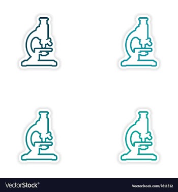 Set of paper stickers on white background vector image