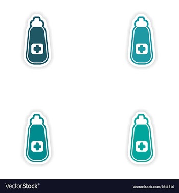 Set of paper stickers on white background vector image