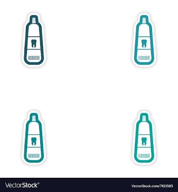 Set of paper stickers on white background vector image
