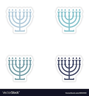 Set of paper stickers on white background vector image