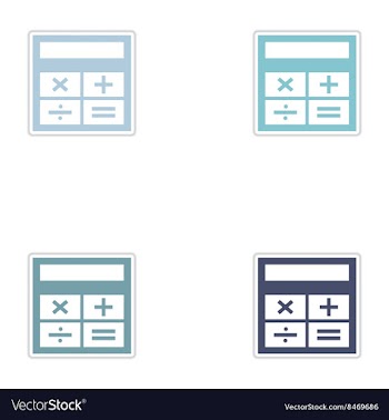 Set of paper stickers on white background vector image