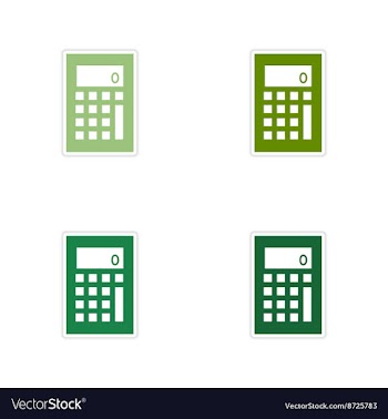 Set of paper stickers on white background vector image