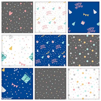 Set of party pattern vectors | Free stock vector - 508613