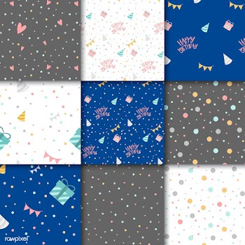 Set of party pattern vectors | Free stock vector - 508625