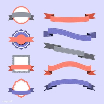Set of pastel badge design vectors | Free stock vector - 494790