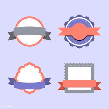Set of pastel badge design vectors | Free stock vector - 494791