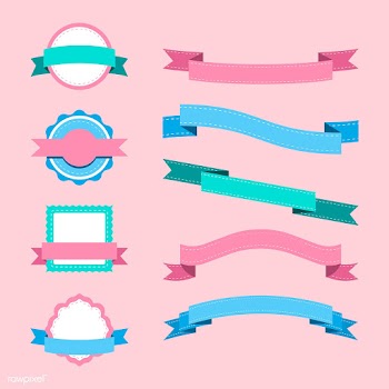 Set of pastel badge design vectors | Free stock vector - 494817