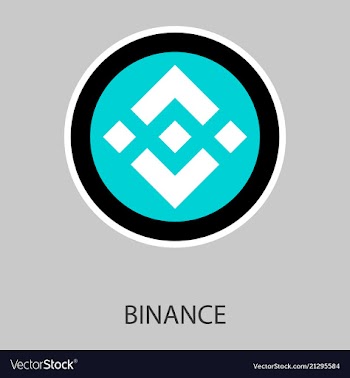 Set of physical golden coin binance coin bnb vector image