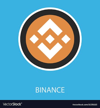 Set of physical golden coin binance coin bnb vector image