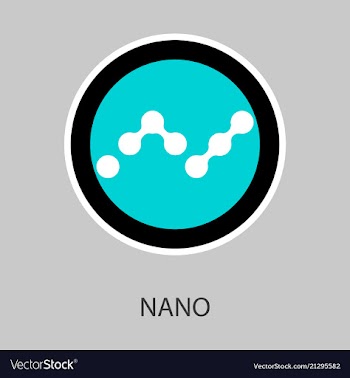 Set of physical golden coin nano xrb digital vector image