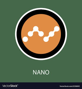 Set of physical golden coin nano xrb digital vector image