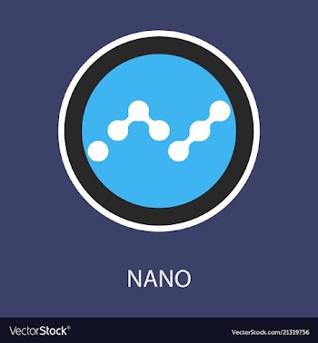 Set of physical golden coin nano xrb digital vector image