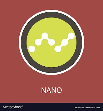 Set of physical golden coin nano xrb digital vector image