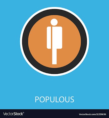 Set of physical golden coin populous ppt digital vector image