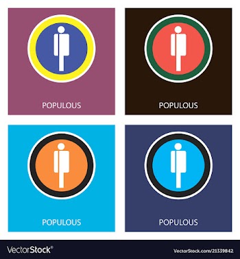 Set of physical golden coin populous ppt digital vector image
