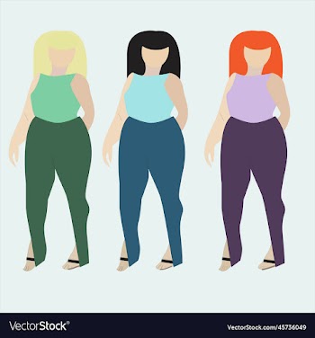 set of plump women