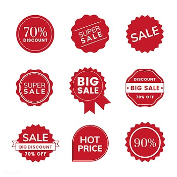 Set of promotion badge vectors | Free stock vector - 471074