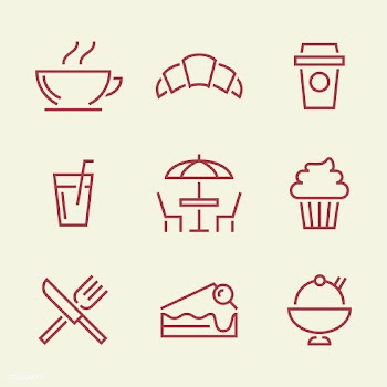 Set of restaurant icon vectors | Free stock vector - 492092
