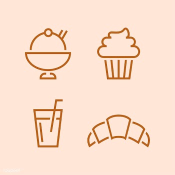 Set of restaurant icon vectors | Free stock vector - 492097