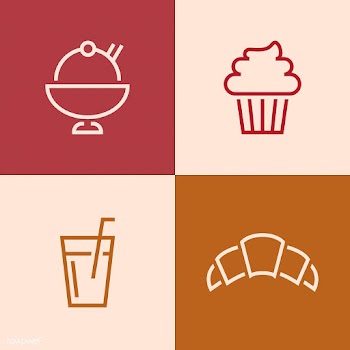 Set of restaurant icon vectors | Free stock vector - 492098