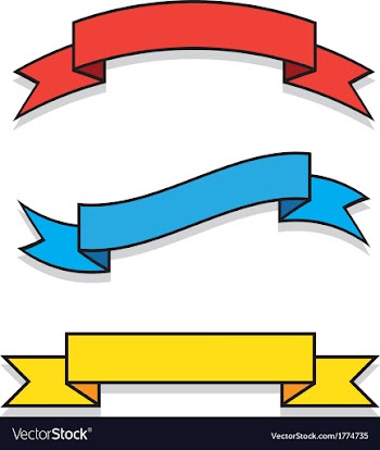  					Set of ribbons vector image														