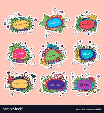 Set of round floral frames Could be used for vector image