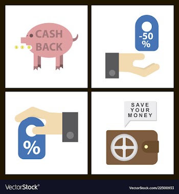 Set of sale banner template design big sale vector image