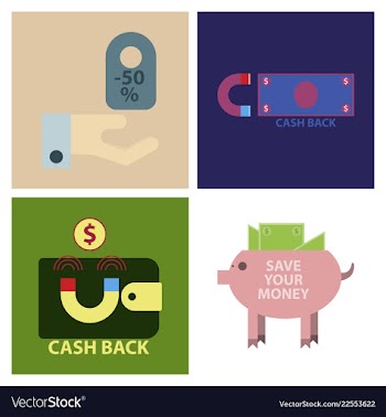 Set of sale banner template design big sale vector image
