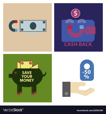 Set of sale banner template design big sale vector image