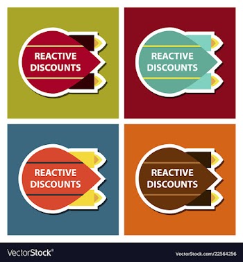 Set of sale banner template design discount icons vector image